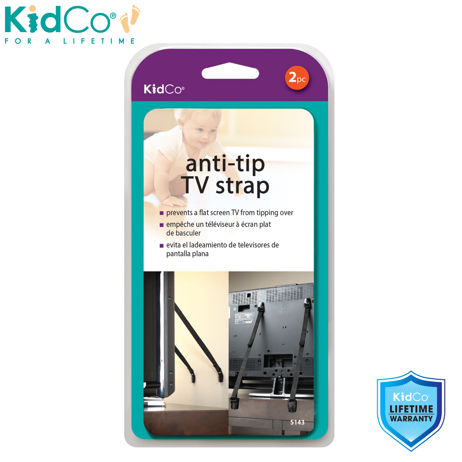 Anti-Tip TV Straps - KidCo