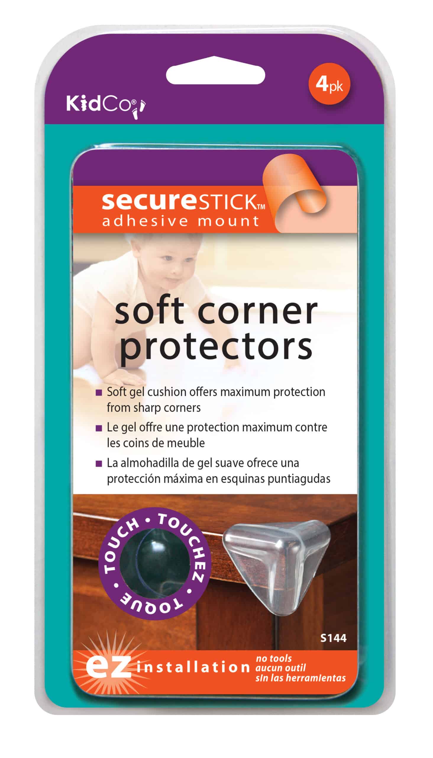 KidCo Soft Corner Protectors - 4pk White