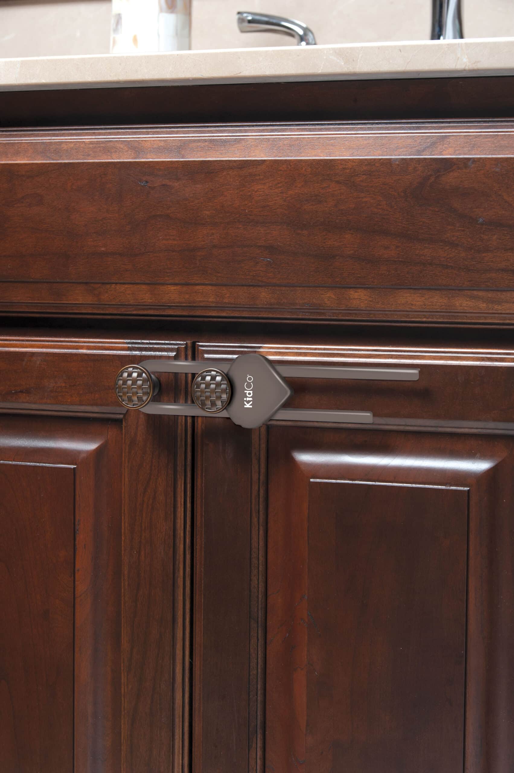 Sliding Cabinet Locks Brown Kidco